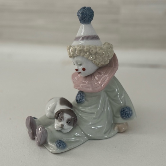 Lladro clown and dog figurine - Picture 1 of 3
